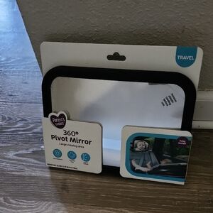 Parent's Choice Convex Pivoting Car Mirror For Rear Seat